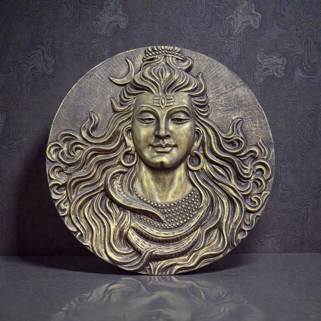 Best Lord Shiva Mahakaal 3D Relief Mural for Spiritual & Luxury Interiors