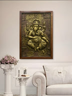 3D mural wall panel of Dancing Ganesha, ideal for invoking positivity, grace, and divine rhythm in your space.