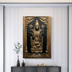 3X2 Feet | Balaji with Lakshmi 3D Relief Mural – Traditional Wall Art | Ready to Hang