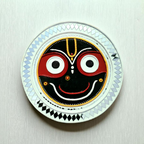 Lord Jagannath Handmade Lippan Art – 12x12 inch