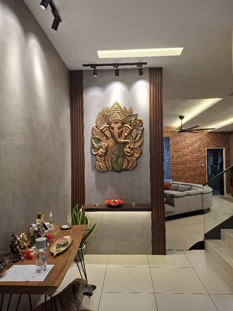 4x3 Feet | Elegant Lord Ganesha 3D Relief Wall Mural | Ready-to-Hang Vastu & Spiritual Décor for Home & Office