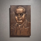 Inspirational Dr. Ambedkar 3D relief mural wall art, finely crafted 3x2 feet artwork representing equality and wisdom for modern decor spaces