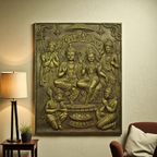 Golden Ram Darbar 3D Relief Mural (4x3 ft), a centerpiece of divine elegance and devotion.
