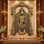 Lord Venkateshwara 3D relief wall art in 5.5x4 feet size designed to bring divine grace to sacred spaces.
