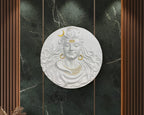 Mahakaal Shiva 3D relief wall sculpture featuring intricate detailing and five stunning finishes, ideal for spiritual and modern home interiors