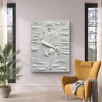 Sacred 3D wall hanging of Sai Baba, capturing his serene presence and spiritual guidance for every home.
