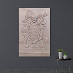 Nathdwara Shrinathji mural in 3x2 feet size, a beautiful divine blessing for gifting on auspicious occasions.